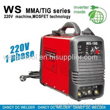 Tig/mma portable inverter welding machine WS180