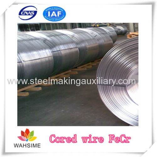 high quality Cored wire FeCr smelting auxiliary free sample China manufacturer price