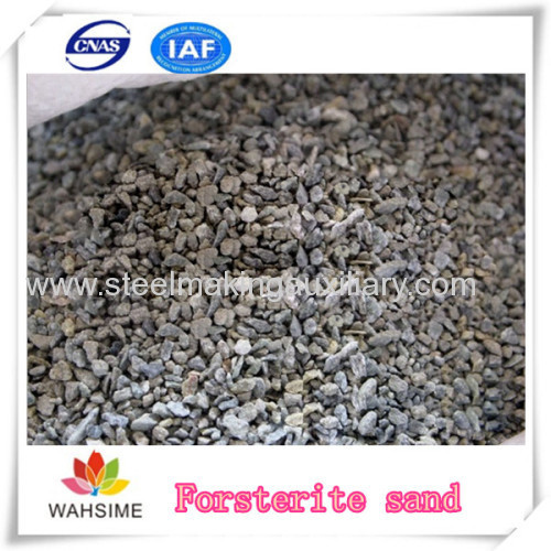 steel making auxiliary Forsterite sand metallurgy flux China manufacturer free sample