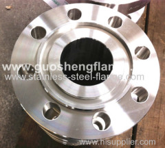 Tongue and groove weld neck flange