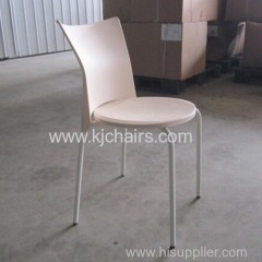 simple plastic restaurant chair