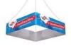 Trade Show Ceiling Hanging Banner Display , Outdoor Advertising Banners