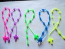 Multi-Colour Silicone Accessories , Cross Pendant Silicone Chain Necklace