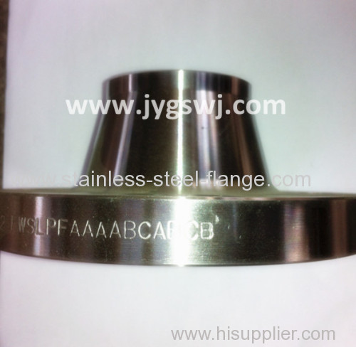 Stainless steel F304L welding neck flange
