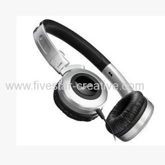 AKG Portable Light Folding Headband Headphones Mini K430 Silver for iPod iPhone MP3