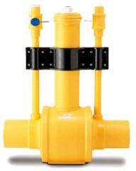 HDPE Double Diffusion Ball Valve Pipe Fittings