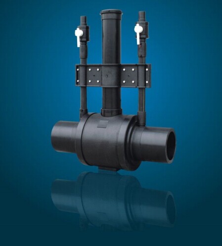 HDPE Double Diffusion Ball Valve Pipe Fittings