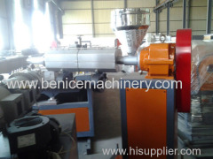 PVC profile extrusion machinery