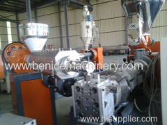 PVC profile extrusion machinery