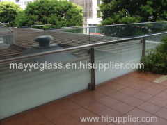 Fire resistant tempered glass laminated building glass