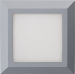 ce rohs square plastic led wall light 3.5w led PC bulkhead light