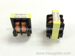Solid core EE type high requency power transformer