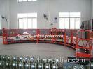 8 -10 m / min Aluminum Alloy Arc Rope Suspended Window Clean Platform