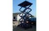 Custom 2 ton telescopic scissors car lift table, aerial work platform, 2000kg, SJG2-3.5