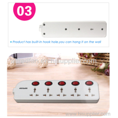 universal extension socket outlets