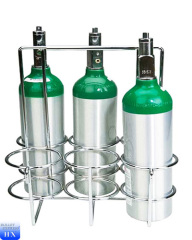 Oxygen cylinder with flowmeter