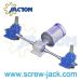 worm gear systems for lift, screw jack table design, acme screw drive system, worm gear drive system