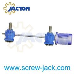 synchronized jack systems, screw lift system, lift electric height adjustable system, worm gear system for lift