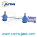 miniature motorized acme shaft systems, two screw jack lift system, synchronized system screw jack