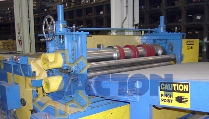 Australia NC precision slitting production line automatic slitter machine with 3 ton worm gear screw jacks