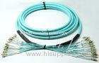 OM4 Multi Core Fiber Optic Patch Cord FTTH With Tight Buffer Cable