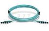 FTTH TIA-604-5 MPO Fiber Optic Patch Cord Male Connector , Cable Assemblies