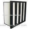 Hot Melt V Bank F8 Filters Medium Efficiency With Glass fiber media