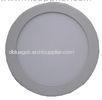 Round 3w Led Flat Panel Lights Ip44 Silver / White Ultra Slim With Ce And Rohs