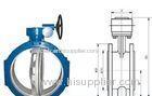 FBGXD342 Bi - eccentric wormed soft seat butterfly valve 0.6MPa, 1.0MPa, 1.6MPa