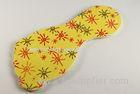 Yellow Flower Emery Board Nail File , OEM / ODM fingernail file