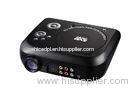 Red / Black Home Theater Portable DVD Projector With English / Spanish / French / German Language