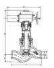 Chrome Molybdenum Vanadium Steel Electric Valve Actuator, Stop Value J61Y-32