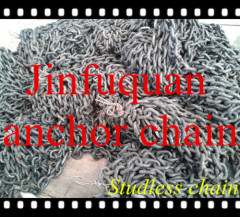 Marine anchor chain marine stud or studless link anchor chains