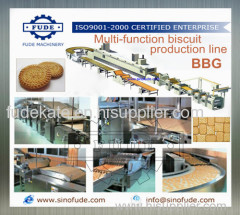 Automatic multi-function biscuit production line