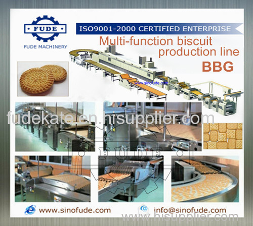 Automatic multi-function biscuit production line