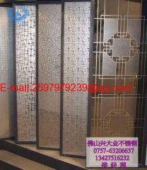 Rose golden decorative stainless steel room screens for interior decoration