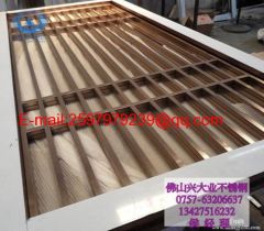 Golden decorative stainless steel screens with high brightness