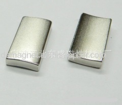 Passivation Rare Earth Neodymium Arc Magnetwith Silver Coating Neodymium Magnetic Sphere