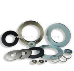 N38 Sintered Neodymium NdFeB Ring Magnets with Teflon PTFE Coating