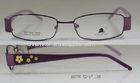 Purple Metal Optical Frames , Women's Rectangular Eyeglass Frames Full Rim