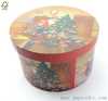 Round Christmas tree gift box for family