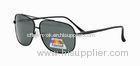 Thin Light Polarized Sunglasses For Men , Brown / Blackish Green Color