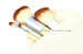 4pcs Bamboo makeup brush set