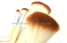 4pcs Bamboo makeup brush set