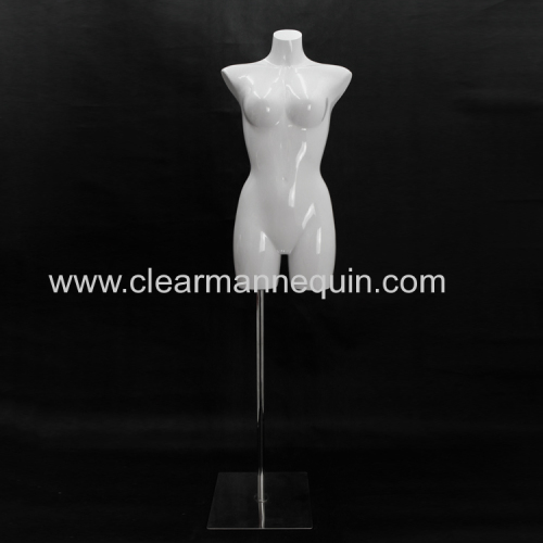 White with base female torsos mannequins