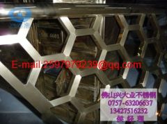 Specular stainless steel room screens room dividers partitions with high brightness