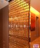 Rose golden stainless steel room divider for hotel lobby decoration