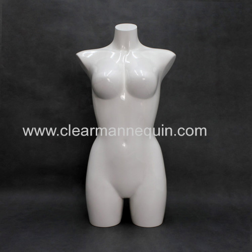 Clear transparent female torso mannequins factor outlet