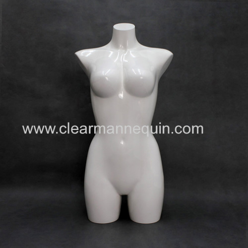 Sexy girl white PC torsos manneuins