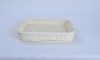 square rattan bread basket for hotel